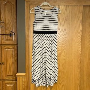 Soma gray and black tank dress, Sz M